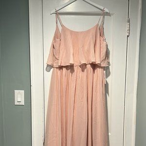 Revelry Layla Dress in First Kiss Pink